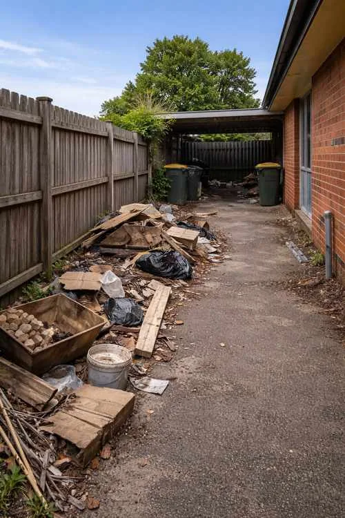 Before property maintenance